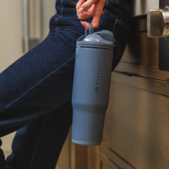 Ease2o 32oz | Compact Water Bottle with Straw & Chug Spout – Cascade
