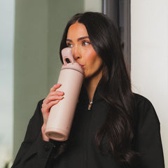 Ease2o 24oz | 2-in-1 Water Bottle with Soft Straw & Chug Spout – Dusty Rose