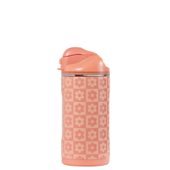 Ease2o 14oz | Leakproof 2-in-1 Kids Water Bottle, Straw & Chug Spout – Daisy Checkers