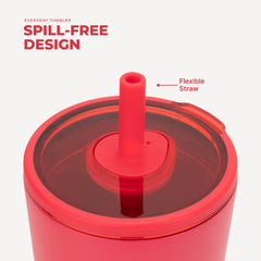 Everyday Tumbler 20oz | Ceramic-Lined Insulated Tumbler with Straw – Fruit Punch