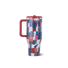 Traveler 32oz | Insulated Tumbler, Handle – Quilted Americana