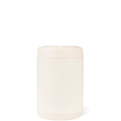 Can Cooler 12oz | 2-in-1 Insulated Standard Can Cooler, Screw-Top Lock – Cream