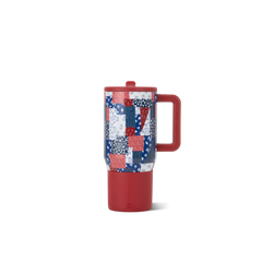 Traveler 20oz | Compact Insulated Tumbler with Handle – Quilted Americana
