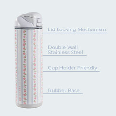Ease2o 24oz | 2-in-1 Water Bottle with Soft Straw & Chug Spout – Primrose