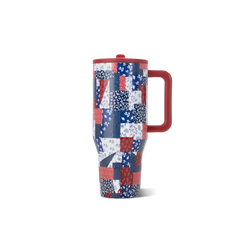 Traveler 32oz | Insulated Tumbler, Handle – Quilted Americana